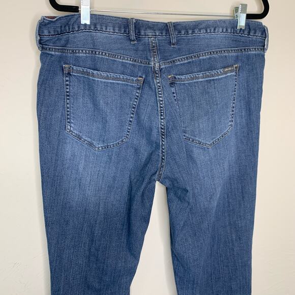 Eddie Bauer Flannel Lined Jeans Relaxed Boyfriend Sz 16 - Picture 7 of 7